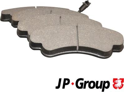 JP Group 4163601010 - Kit de plaquettes de frein, frein à disque cwaw.fr