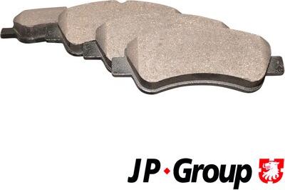 JP Group 4163601210 - Kit de plaquettes de frein, frein à disque cwaw.fr