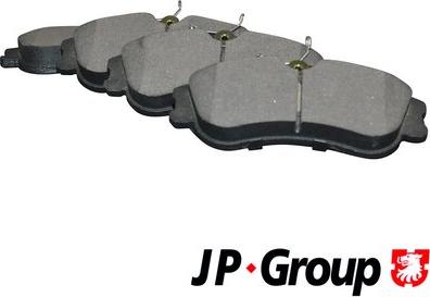 JP Group 4163601710 - Kit de plaquettes de frein, frein à disque cwaw.fr