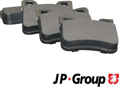 JP Group 4163603510 - Kit de plaquettes de frein, frein à disque cwaw.fr