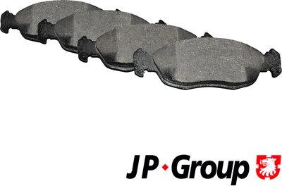 JP Group 4163603610 - Kit de plaquettes de frein, frein à disque cwaw.fr