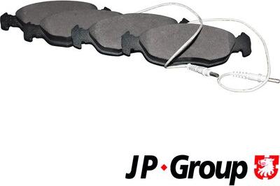 JP Group 4163603010 - Kit de plaquettes de frein, frein à disque cwaw.fr