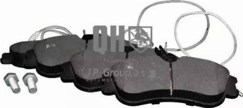 JP Group 4163603819 - Kit de plaquettes de frein, frein à disque cwaw.fr