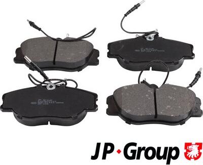 JP Group 4163603310 - Kit de plaquettes de frein, frein à disque cwaw.fr