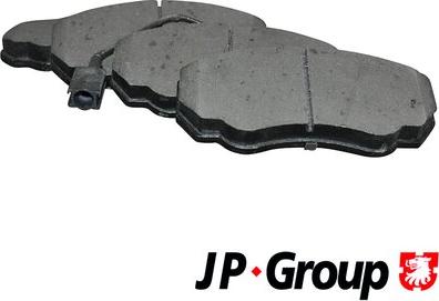 JP Group 4163602410 - Kit de plaquettes de frein, frein à disque cwaw.fr