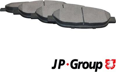 JP Group 4163602710 - Kit de plaquettes de frein, frein à disque cwaw.fr