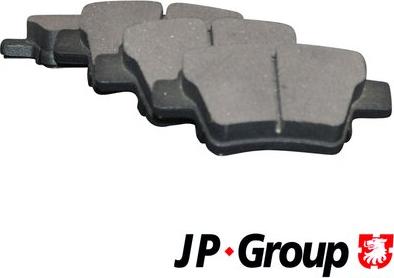 JP Group 4163700410 - Kit de plaquettes de frein, frein à disque cwaw.fr