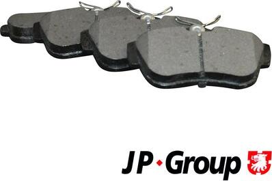 JP Group 4163700810 - Kit de plaquettes de frein, frein à disque cwaw.fr