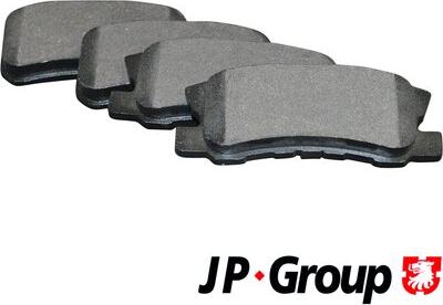 JP Group 4163700310 - Kit de plaquettes de frein, frein à disque cwaw.fr