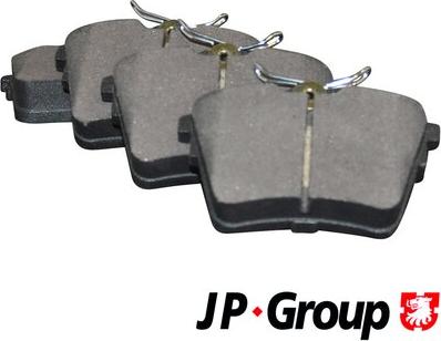 JP Group 4163700710 - Kit de plaquettes de frein, frein à disque cwaw.fr