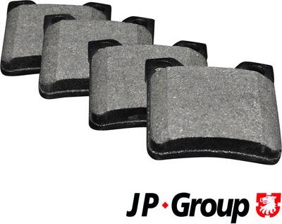 JP Group 4163701410 - Kit de plaquettes de frein, frein à disque cwaw.fr