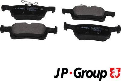 JP Group 4163701510 - Kit de plaquettes de frein, frein à disque cwaw.fr