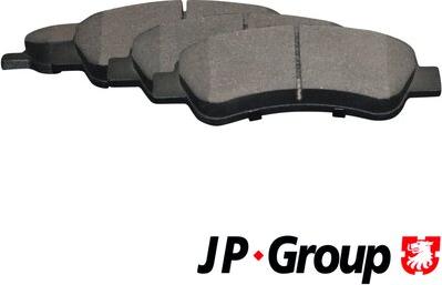 JP Group 4163701310 - Kit de plaquettes de frein, frein à disque cwaw.fr