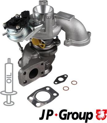 JP Group 4117400400 - Turbocompresseur, suralimentation cwaw.fr