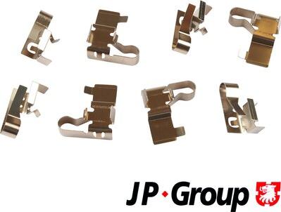 JP Group 4864003910 - Kit d'accessoires, plaquette de frein à disque cwaw.fr