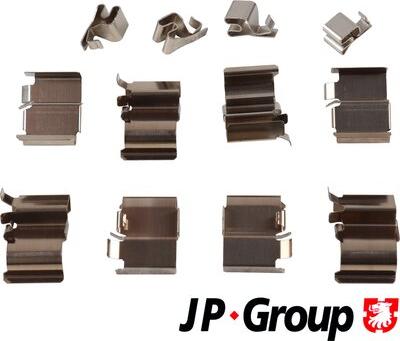 JP Group 4864003010 - Kit d'accessoires, plaquette de frein à disque cwaw.fr