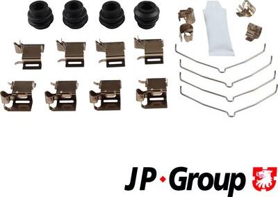 JP Group 4864002410 - Kit d'accessoires, plaquette de frein à disque cwaw.fr