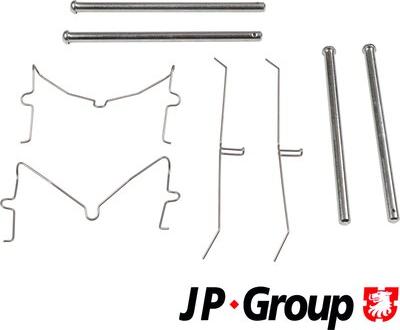 JP Group 4864002510 - Kit d'accessoires, plaquette de frein à disque cwaw.fr