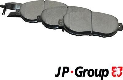 JP Group 4863600410 - Kit de plaquettes de frein, frein à disque cwaw.fr