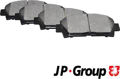 JP Group 4863600110 - Kit de plaquettes de frein, frein à disque cwaw.fr