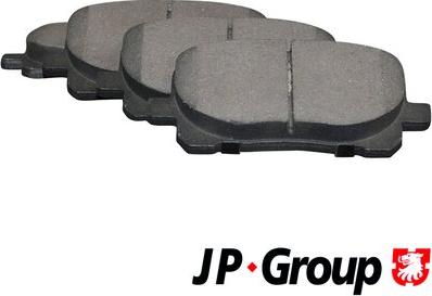 JP Group 4863600810 - Kit de plaquettes de frein, frein à disque cwaw.fr