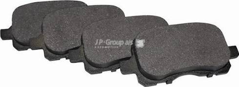 JP Group 4863600310 - Kit de plaquettes de frein, frein à disque cwaw.fr