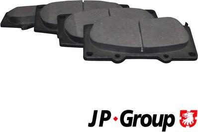 JP Group 4863600710 - Kit de plaquettes de frein, frein à disque cwaw.fr