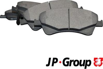 JP Group 4863601710 - Kit de plaquettes de frein, frein à disque cwaw.fr