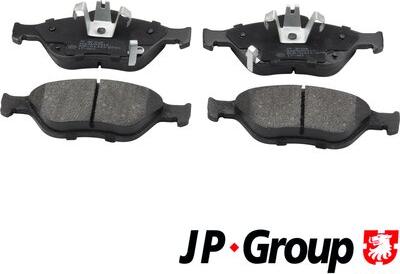 JP Group 4863603810 - Kit de plaquettes de frein, frein à disque cwaw.fr