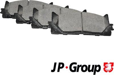 JP Group 4863603210 - Kit de plaquettes de frein, frein à disque cwaw.fr