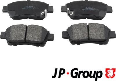 JP Group 4863603710 - Kit de plaquettes de frein, frein à disque cwaw.fr