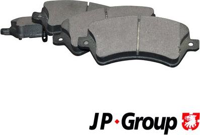 JP Group 4863602410 - Kit de plaquettes de frein, frein à disque cwaw.fr