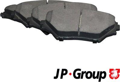 JP Group 4863602310 - Kit de plaquettes de frein, frein à disque cwaw.fr