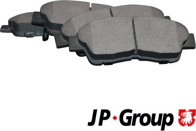 JP Group 4863602710 - Kit de plaquettes de frein, frein à disque cwaw.fr