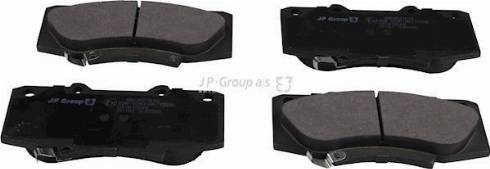 JP Group 4863607610 - Kit de plaquettes de frein, frein à disque cwaw.fr