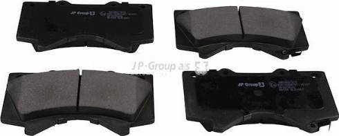 JP Group 4863607310 - Kit de plaquettes de frein, frein à disque cwaw.fr