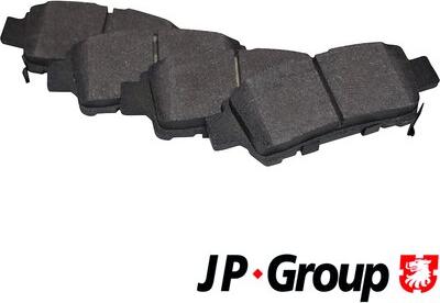 JP Group 4863700510 - Kit de plaquettes de frein, frein à disque cwaw.fr