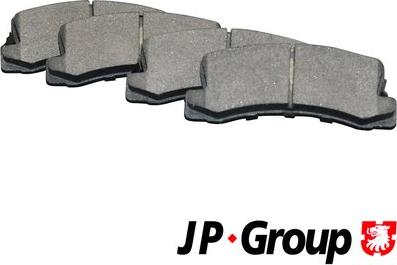 JP Group 4863700110 - Kit de plaquettes de frein, frein à disque cwaw.fr