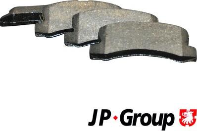 JP Group 4863700210 - Kit de plaquettes de frein, frein à disque cwaw.fr