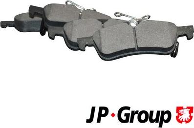 JP Group 4863700710 - Kit de plaquettes de frein, frein à disque cwaw.fr