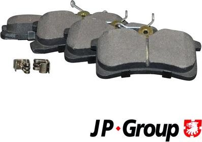 JP Group 4863701510 - Kit de plaquettes de frein, frein à disque cwaw.fr