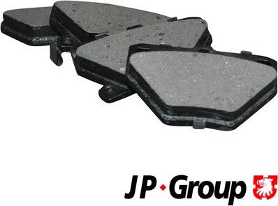 JP Group 4863701110 - Kit de plaquettes de frein, frein à disque cwaw.fr