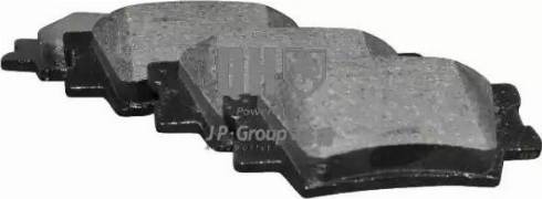 JP Group 4863701819 - Kit de plaquettes de frein, frein à disque cwaw.fr