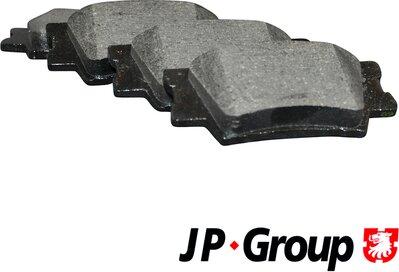 JP Group 4863701810 - Kit de plaquettes de frein, frein à disque cwaw.fr