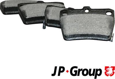 JP Group 4863701210 - Kit de plaquettes de frein, frein à disque cwaw.fr