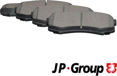 JP Group 4863701710 - Kit de plaquettes de frein, frein à disque cwaw.fr