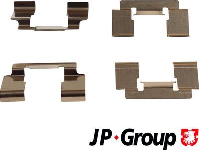 JP Group 4364003510 - Kit d'accessoires, plaquette de frein à disque cwaw.fr