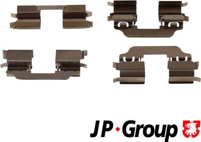 JP Group 4364003810 - Kit d'accessoires, plaquette de frein à disque cwaw.fr