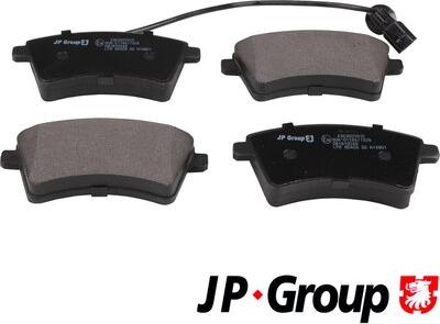 JP Group 4363605910 - Kit de plaquettes de frein, frein à disque cwaw.fr