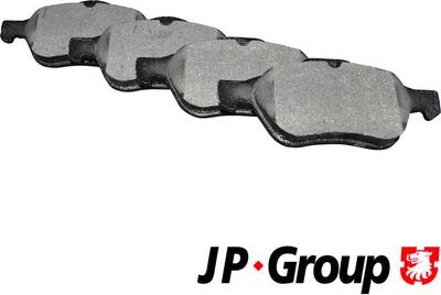 JP Group 4363600610 - Kit de plaquettes de frein, frein à disque cwaw.fr